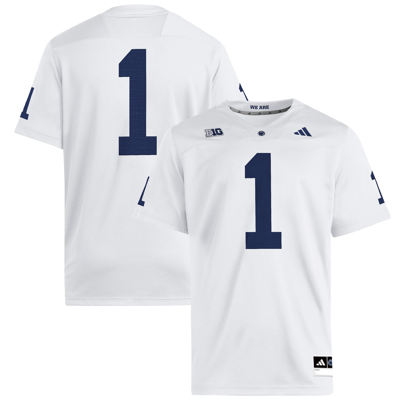 adidas White Penn State Nittany Lions Away Premier Jersey