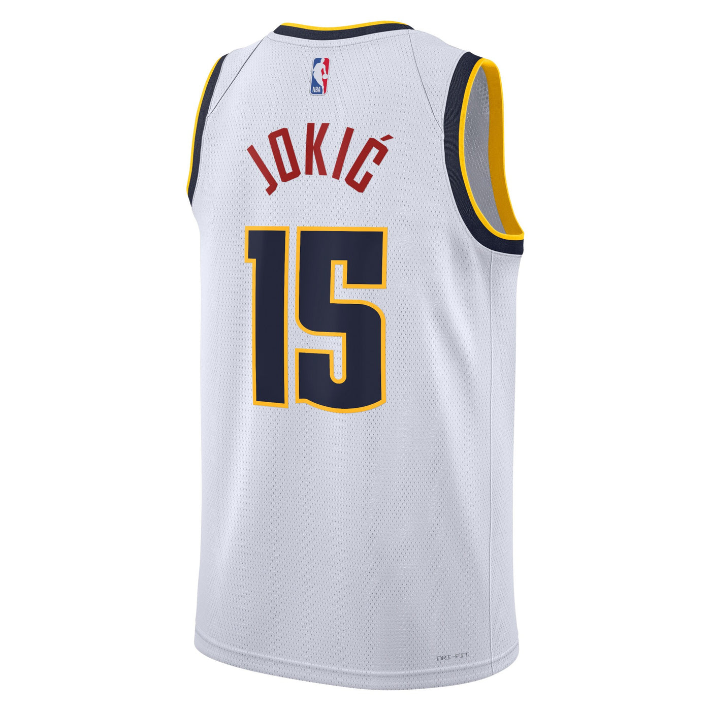 Denver Nuggets Nike Association Edition Swingman Jersey - White - Nikola Jokić