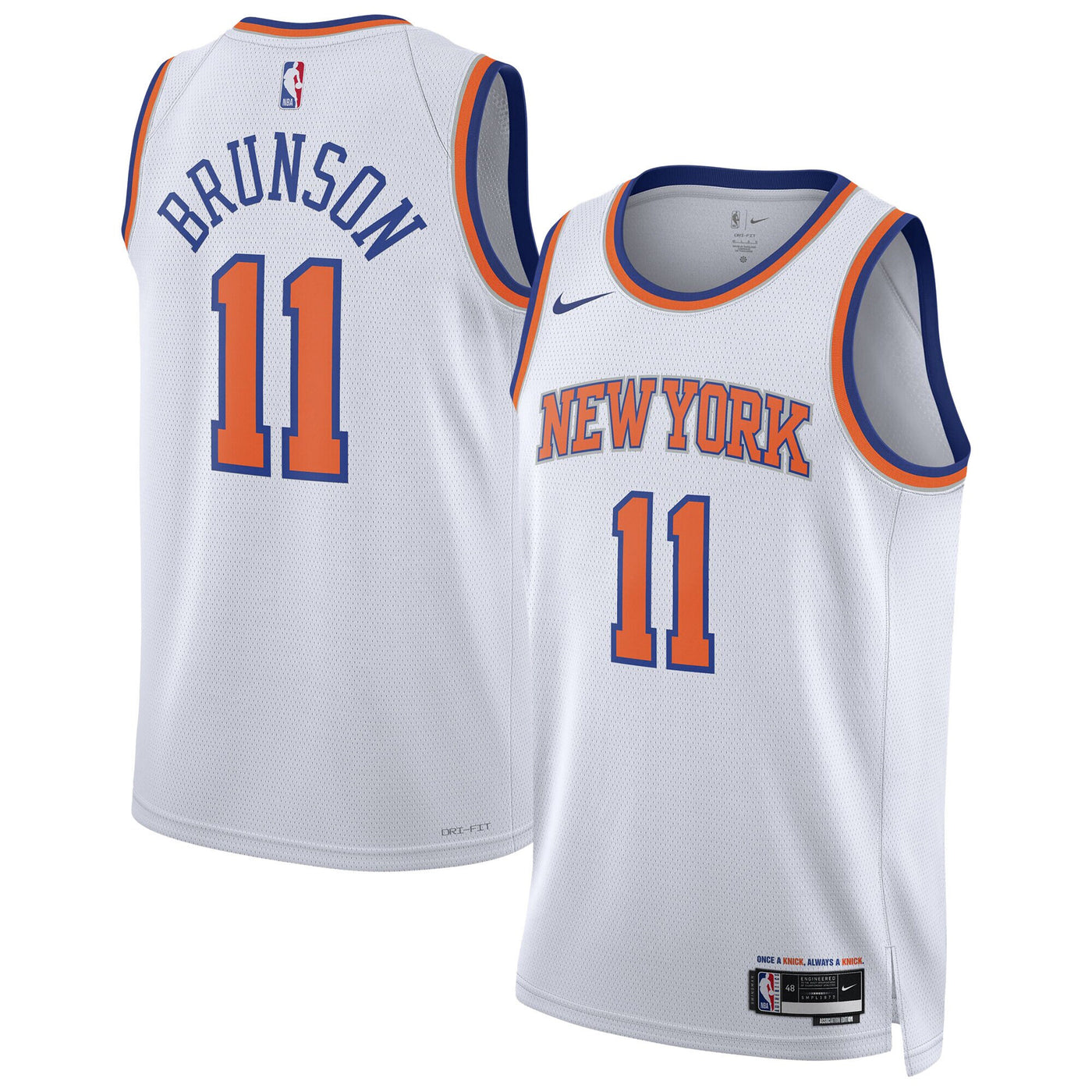 New York Knicks Nike Association Swingman Jersey - Jalen Brunson