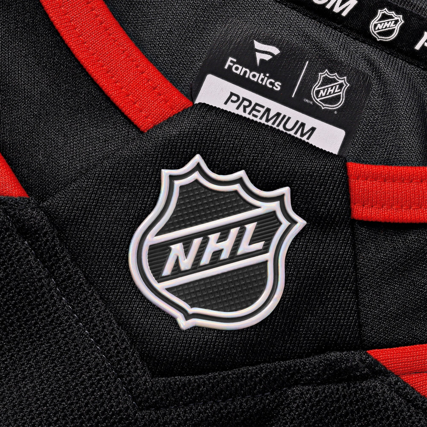 Carolina Hurricanes Fanatics Black Home Premium Custom Jersey