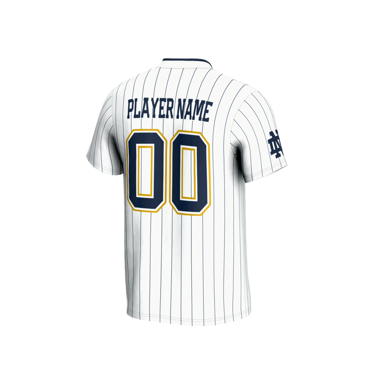 Notre Dame Fighting Irish GameDay Greats NIL Pick-A-Player Lightweight Softball Jersey - White