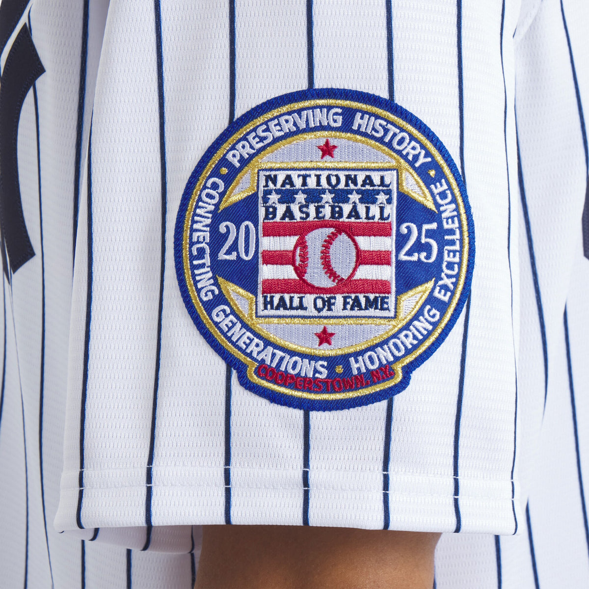 New York Yankees CC Sabathia White 2025 Baseball Hall of Fame Name & Number Retired Replica Jersey