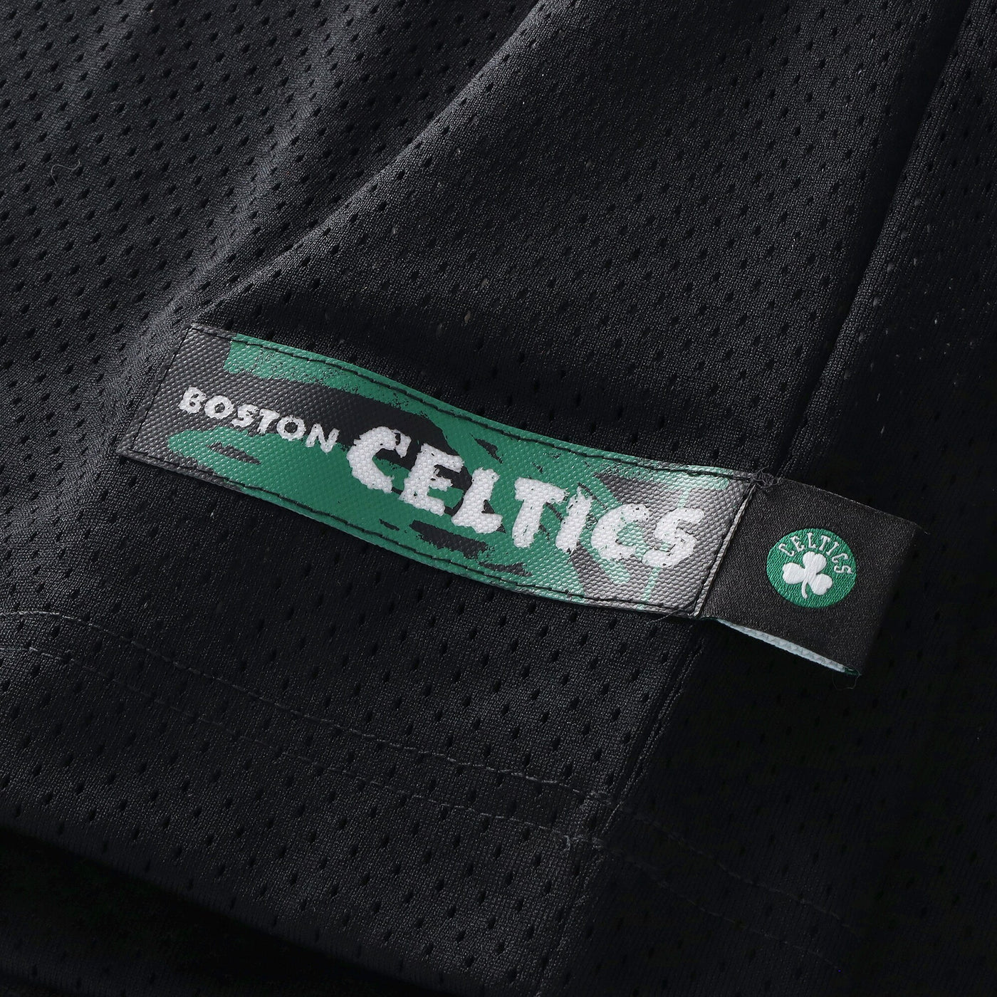 Boston Celtics Nike Courtside Football Jersey - Black -
