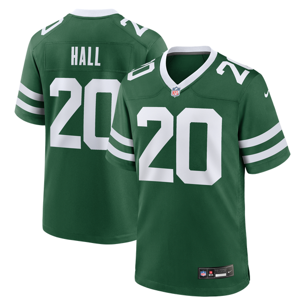 New York Jets Breece Hall Nike Legacy Green Game Jersey