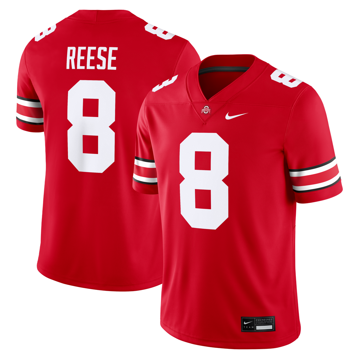 Arvell Reese Ohio State Buckeyes Game Jersey - Scarlet