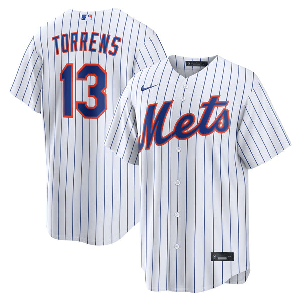 New York Mets Luis Torrens White Home Replica Jersey