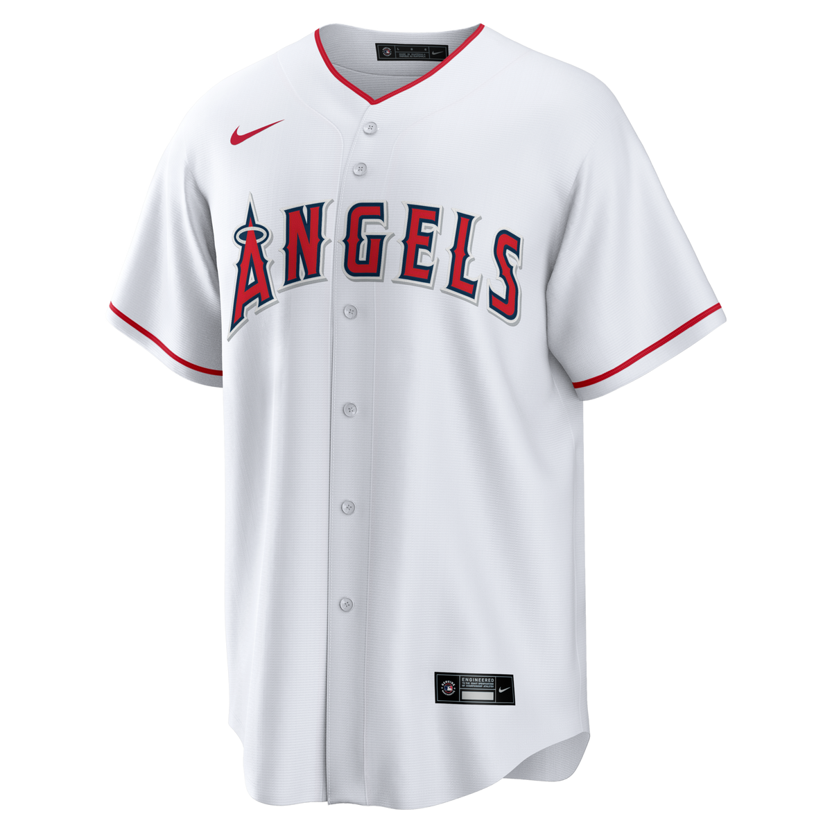 Los Angeles Angels White Home Big & Tall Replica Jersey