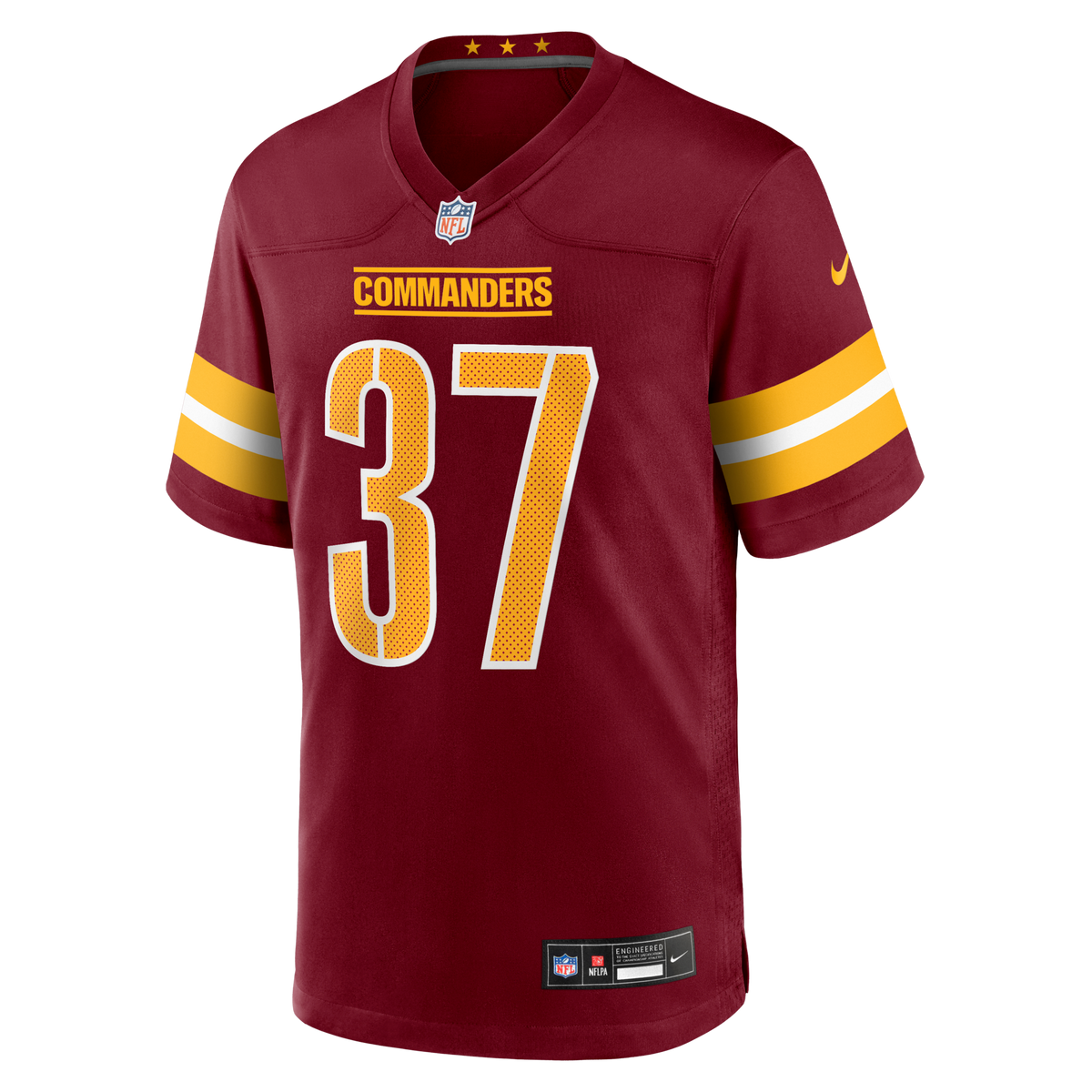 Washington Commanders Car'lin Vigers Burgundy Team Game Jersey