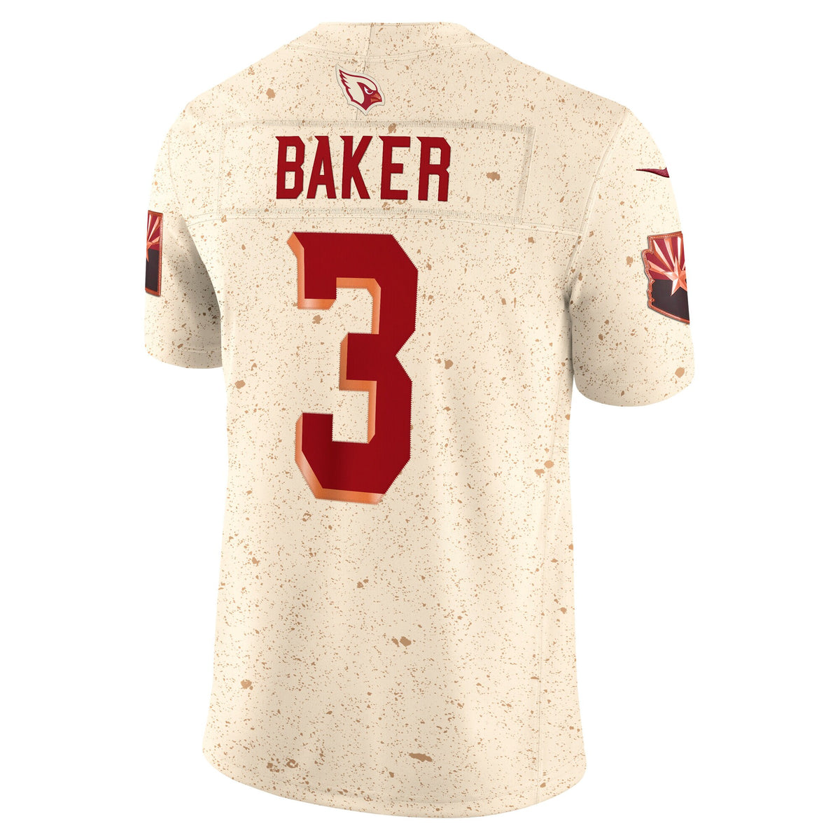 Arizona Cardinals Budda Baker Natural 2025 Rivalries Collection Stitched Limited Jersey