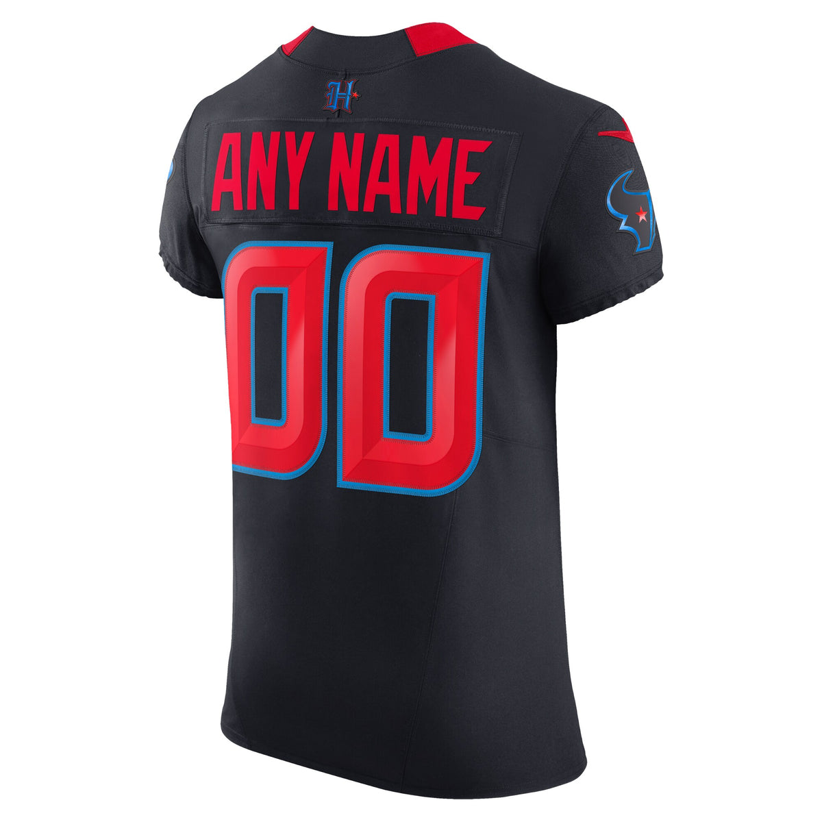 Houston Texans Navy Alternate Vapor F.U.S.E. Elite Custom Jersey