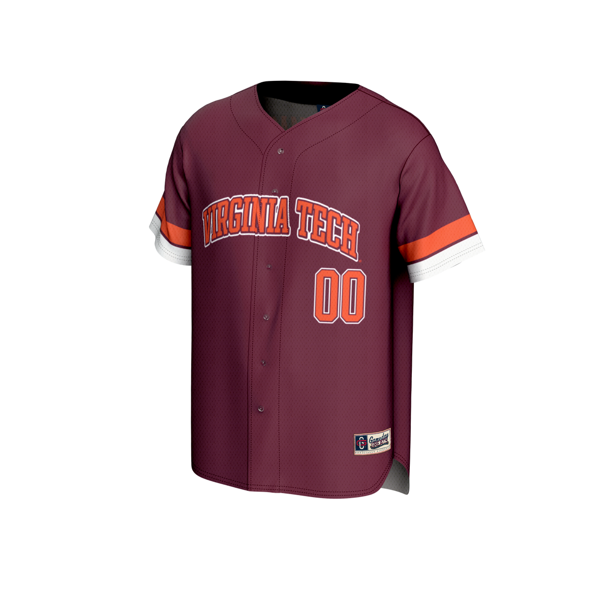 Virginia Tech Hokies GameDay Greats NIL Pick-A-Player Lightweight Baseball Jersey - Maroon