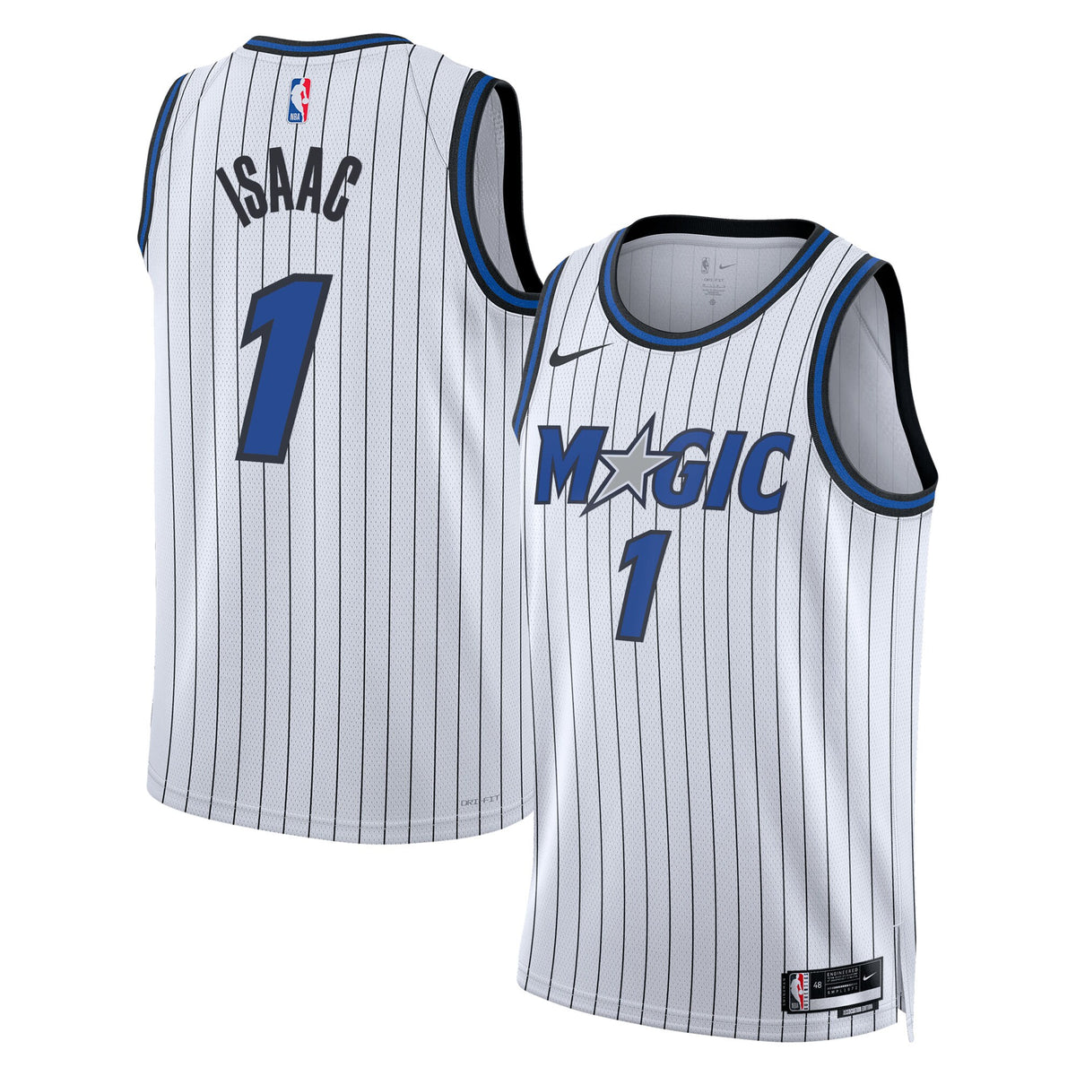 Orlando Magic Replica Association Edition Swingman Jersey - White - Jonathan Isaac -