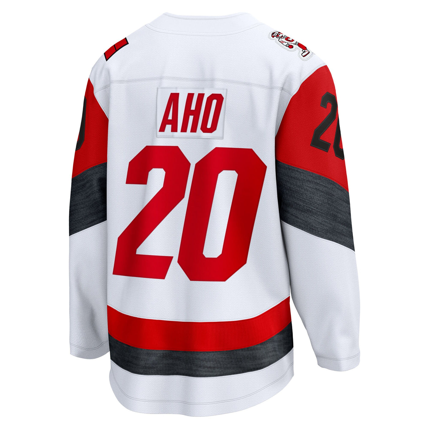 Carolina Hurricanes Sebastian Aho Fanatics White Away Breakaway Jersey