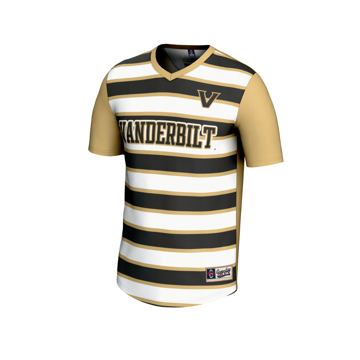 #1 Vanderbilt Commodores GameDay Greats Lightweight Soccer Fashion Jersey - Gold
