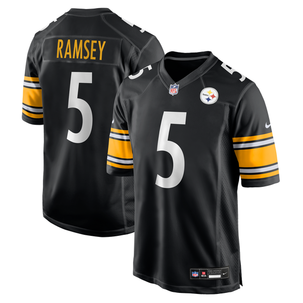 Pittsburgh Steelers Jalen Ramsey Nike Black Team Game Jersey