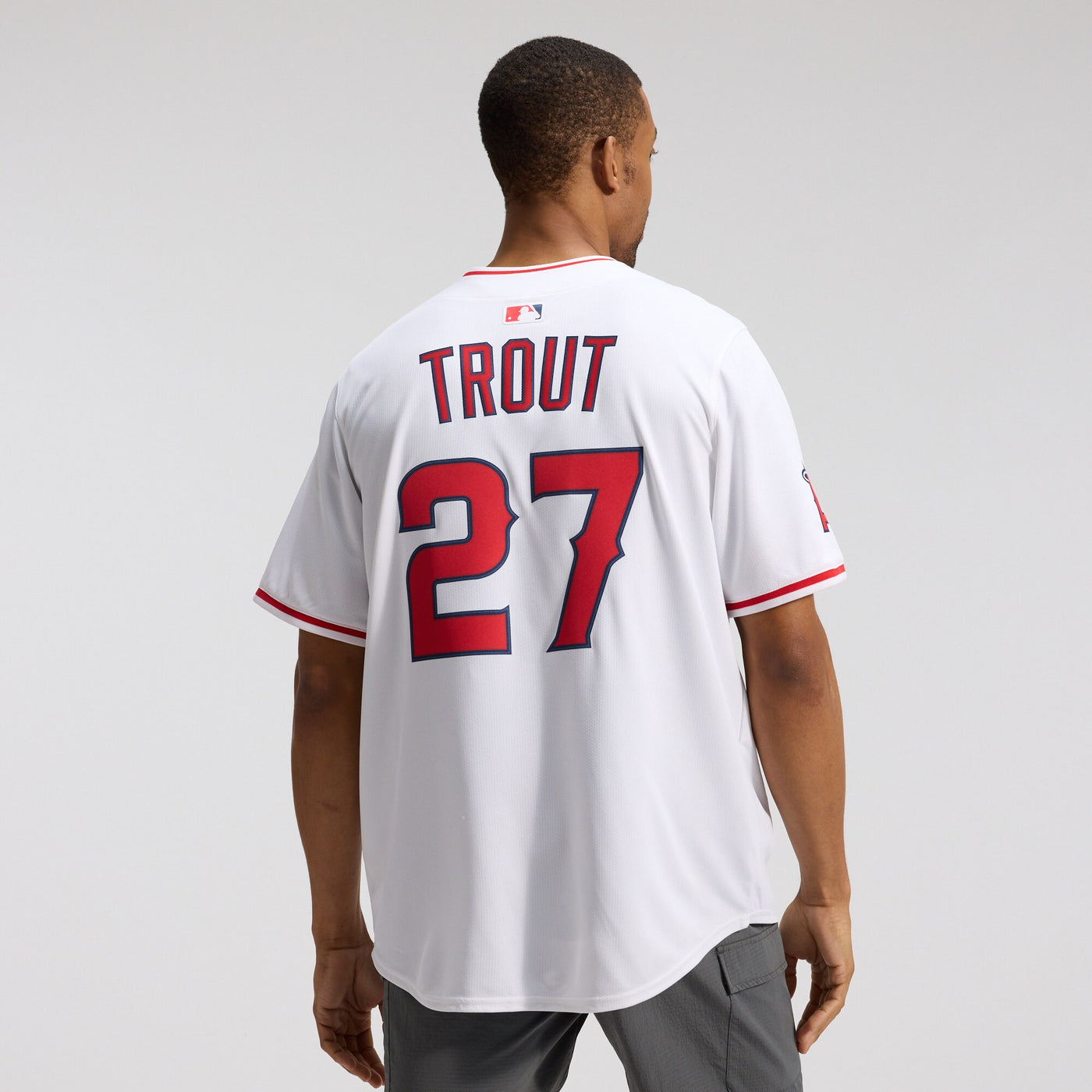 Los Angeles Angels Mike Trout Nike White Home Limited Player Jersey