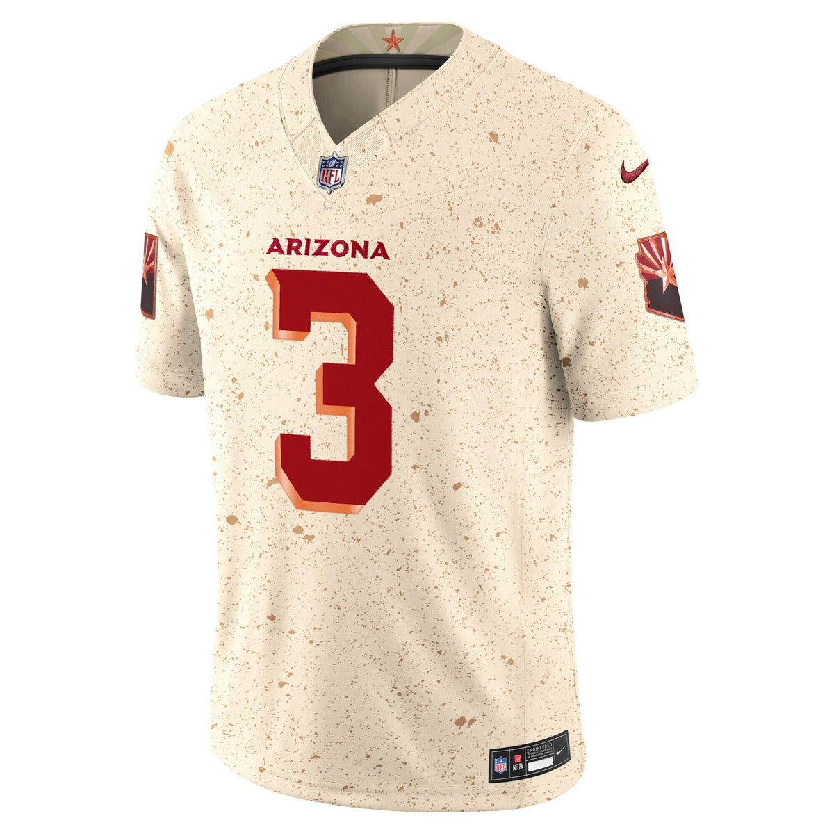 Arizona Cardinals Budda Baker Natural 2025 Rivalries Collection Stitched Limited Jersey