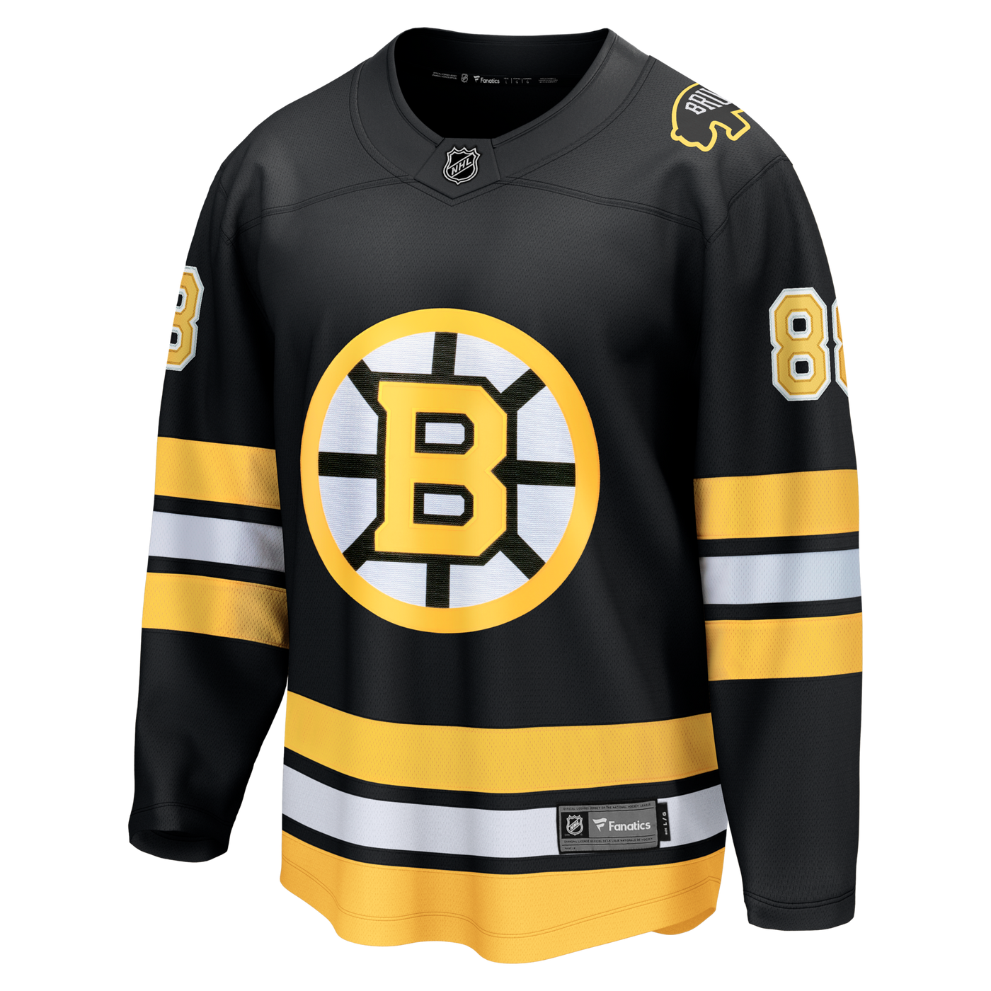 Boston Bruins David Pastrnak Fanatics Black Home Breakaway Jersey