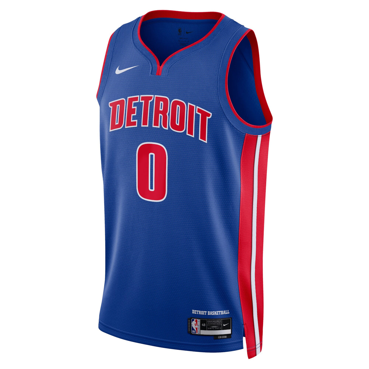 Detroit Pistons Nike Icon Edition Swingman Jersey - Blue - Jalen Duren