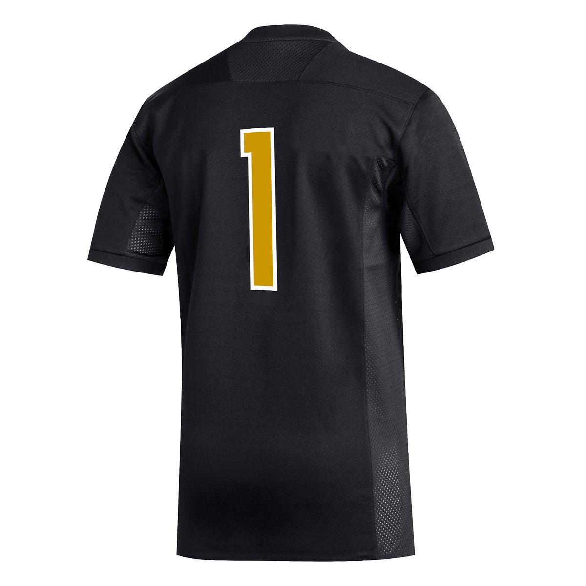 #1 Alabama State Hornets Replica Football Jersey - Black