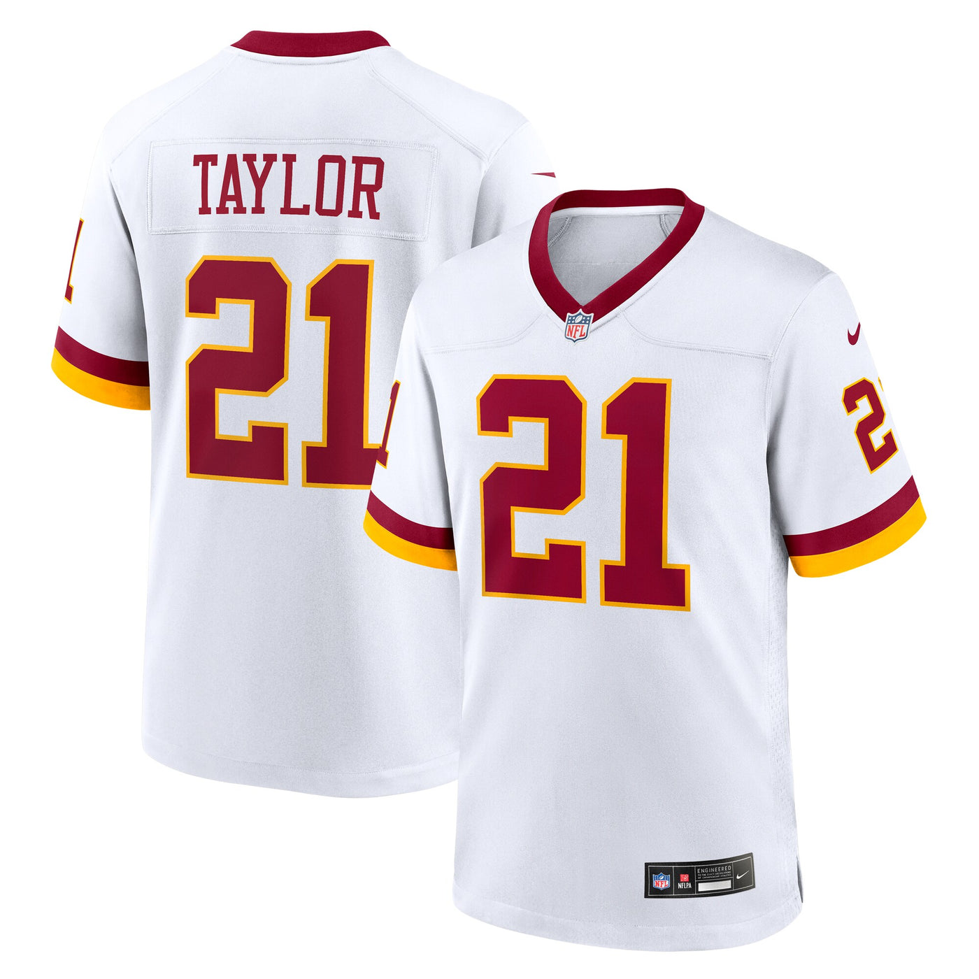 Washington Commanders Sean Taylor Nike White Game Super Bowl Era Jersey