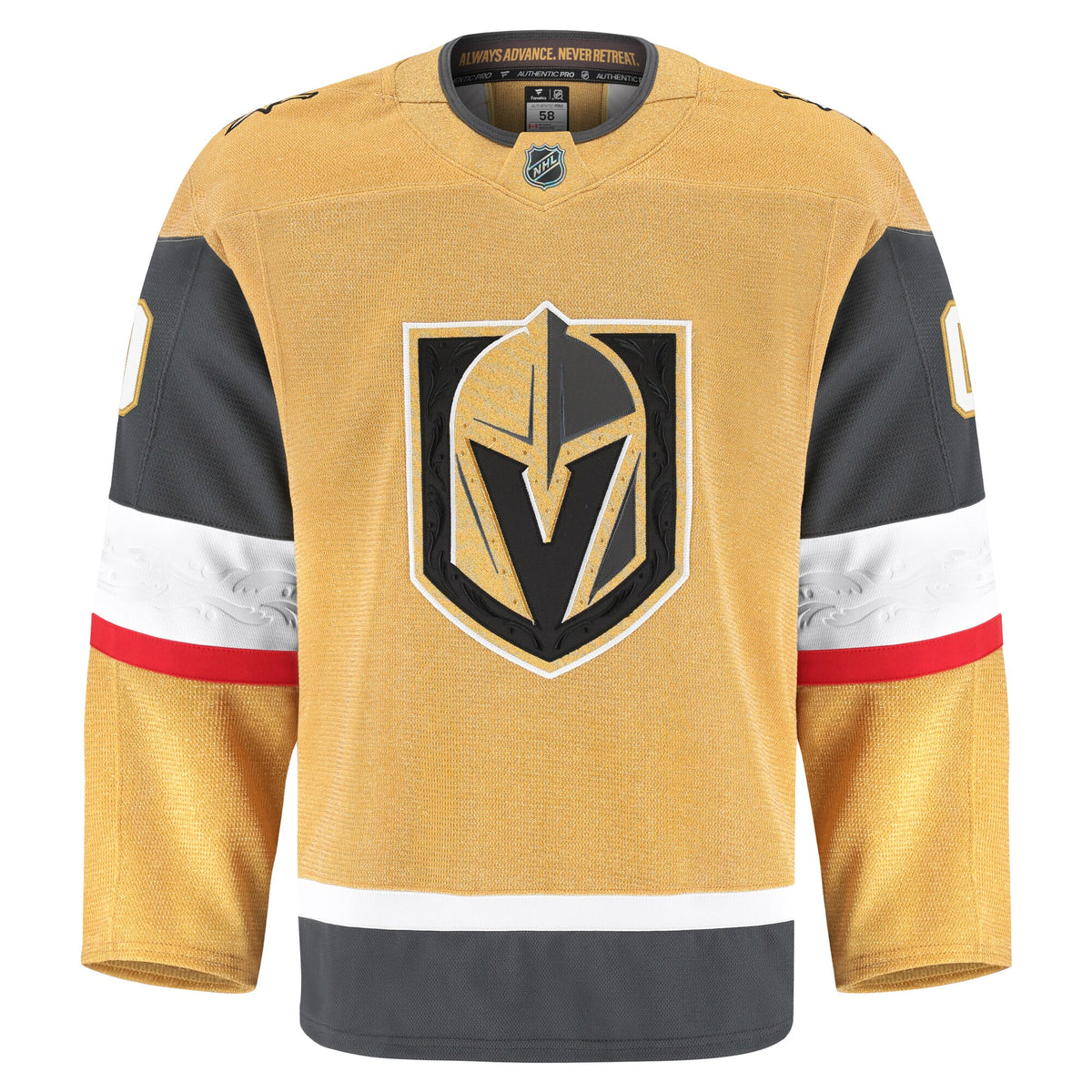 Vegas Golden Knights Fanatics Gold Home Authentic Pro Custom Jersey