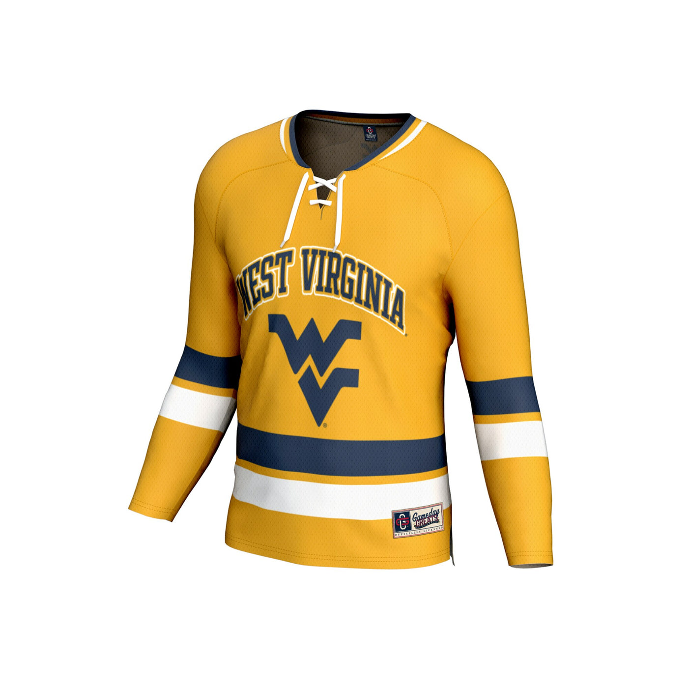 GameDay Greats Gold West Virginia Mountaineers Spirit Hockey Jersey