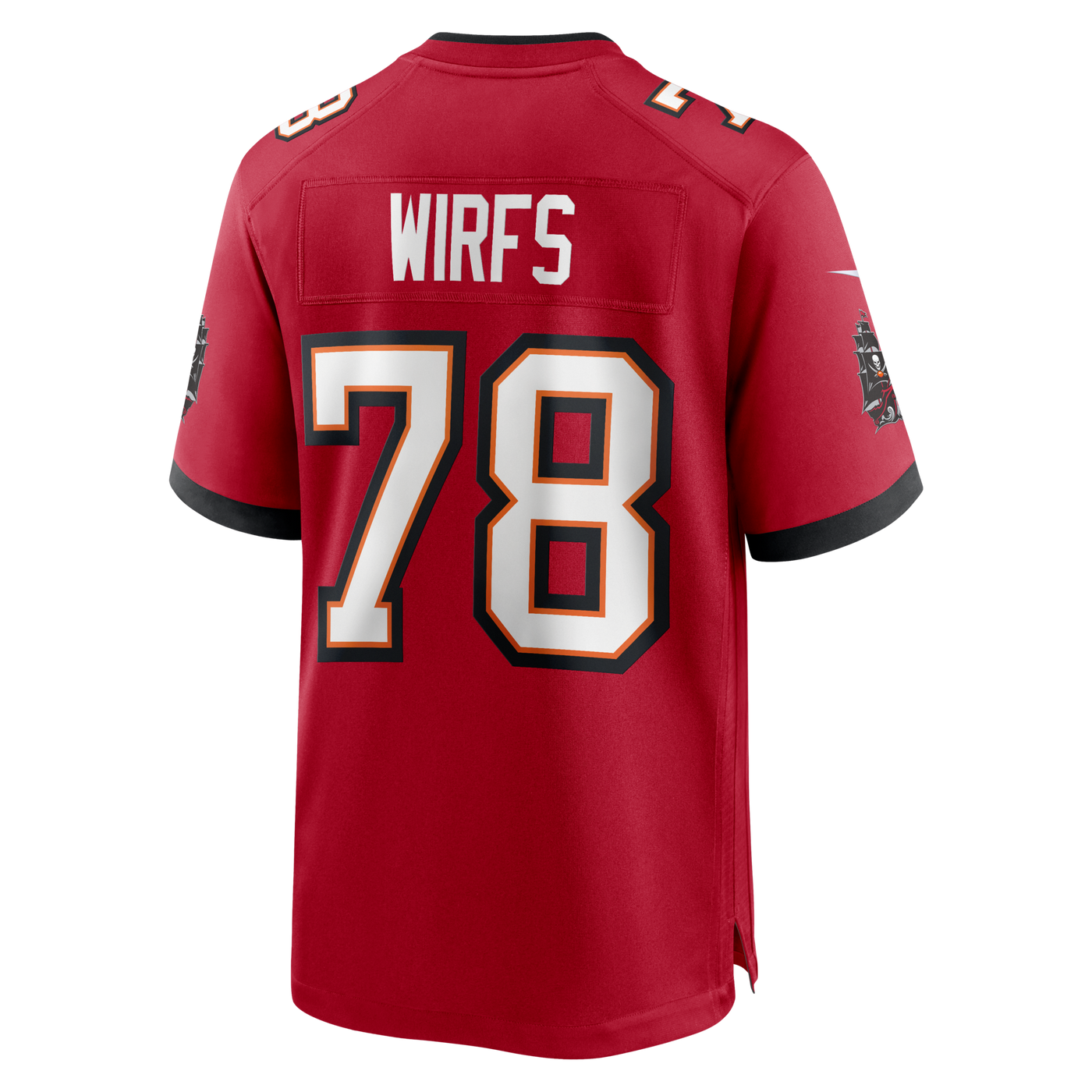 Tampa Bay Buccaneers Tristan Wirfs Nike Red Game Jersey
