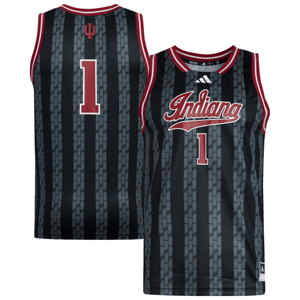 #1 Indiana Hoosiers Replica Swingman Jersey - Black