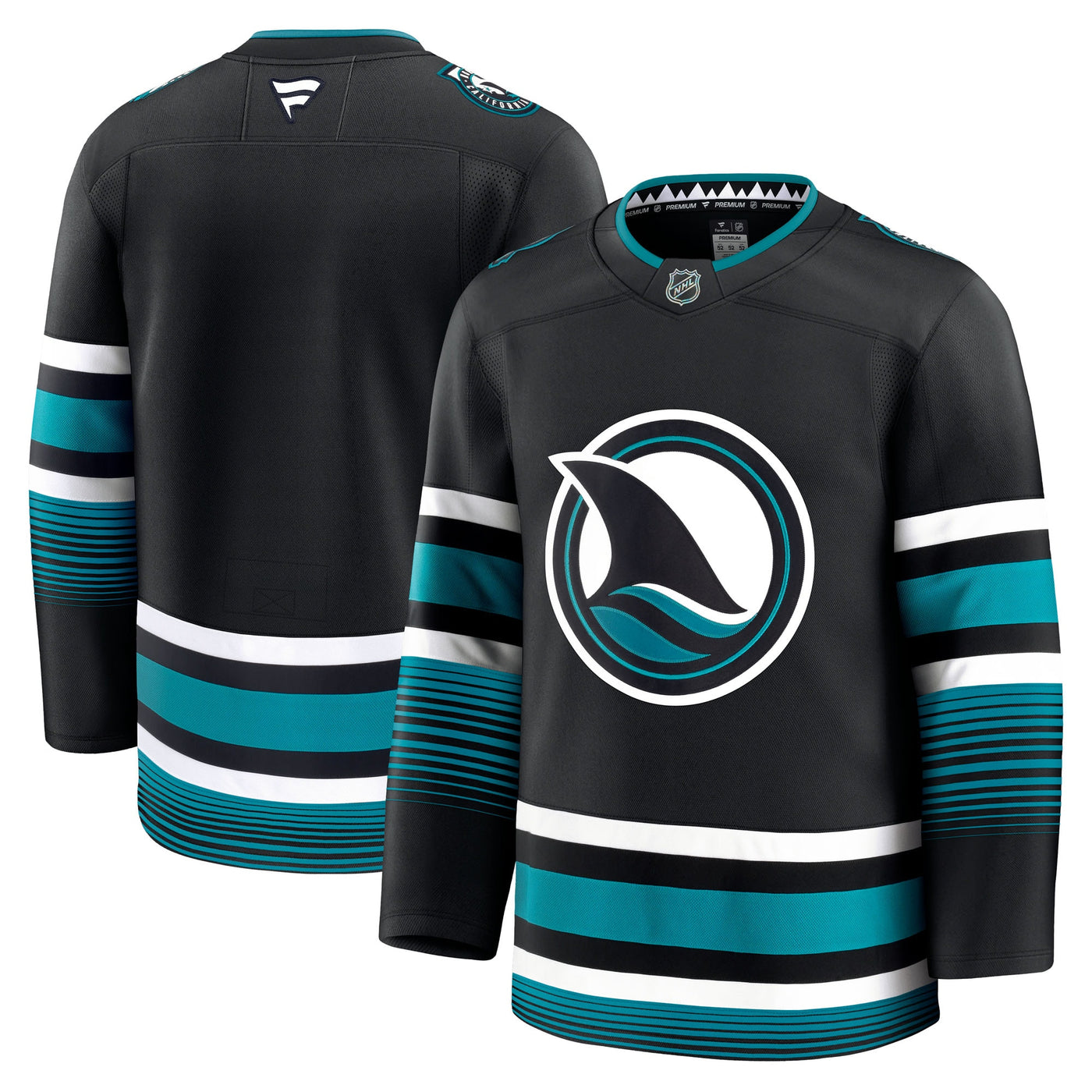 San Jose Sharks Fanatics Black Alternate Premium Jersey