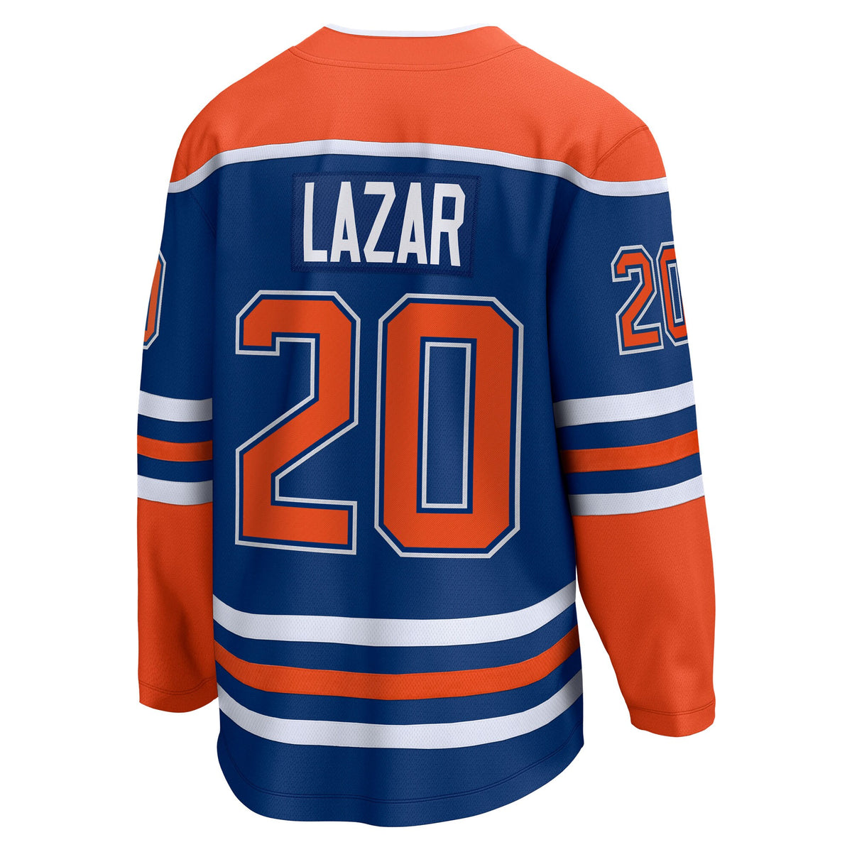 Edmonton Oilers Curtis Lazar Fanatics Royal Home Breakaway Jersey