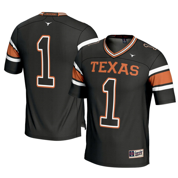 GameDay Greats #1 Black Texas Longhorns Football Jersey