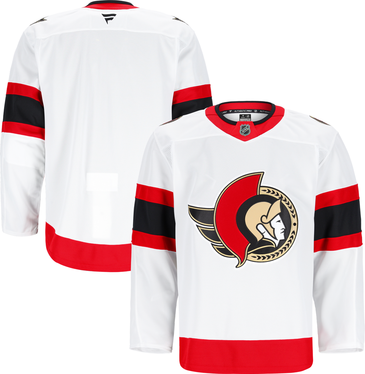 Ottawa Senators Fanatics White Away Authentic Pro Jersey
