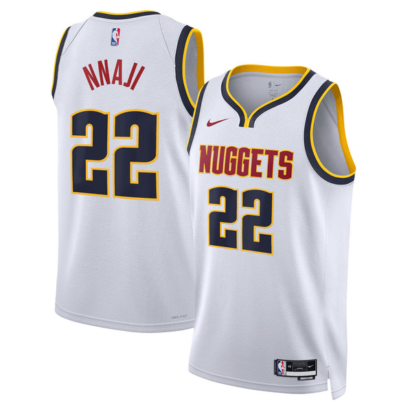 Denver Nuggets Association Edition Swingman Jersey - White - Zeke Nnaji