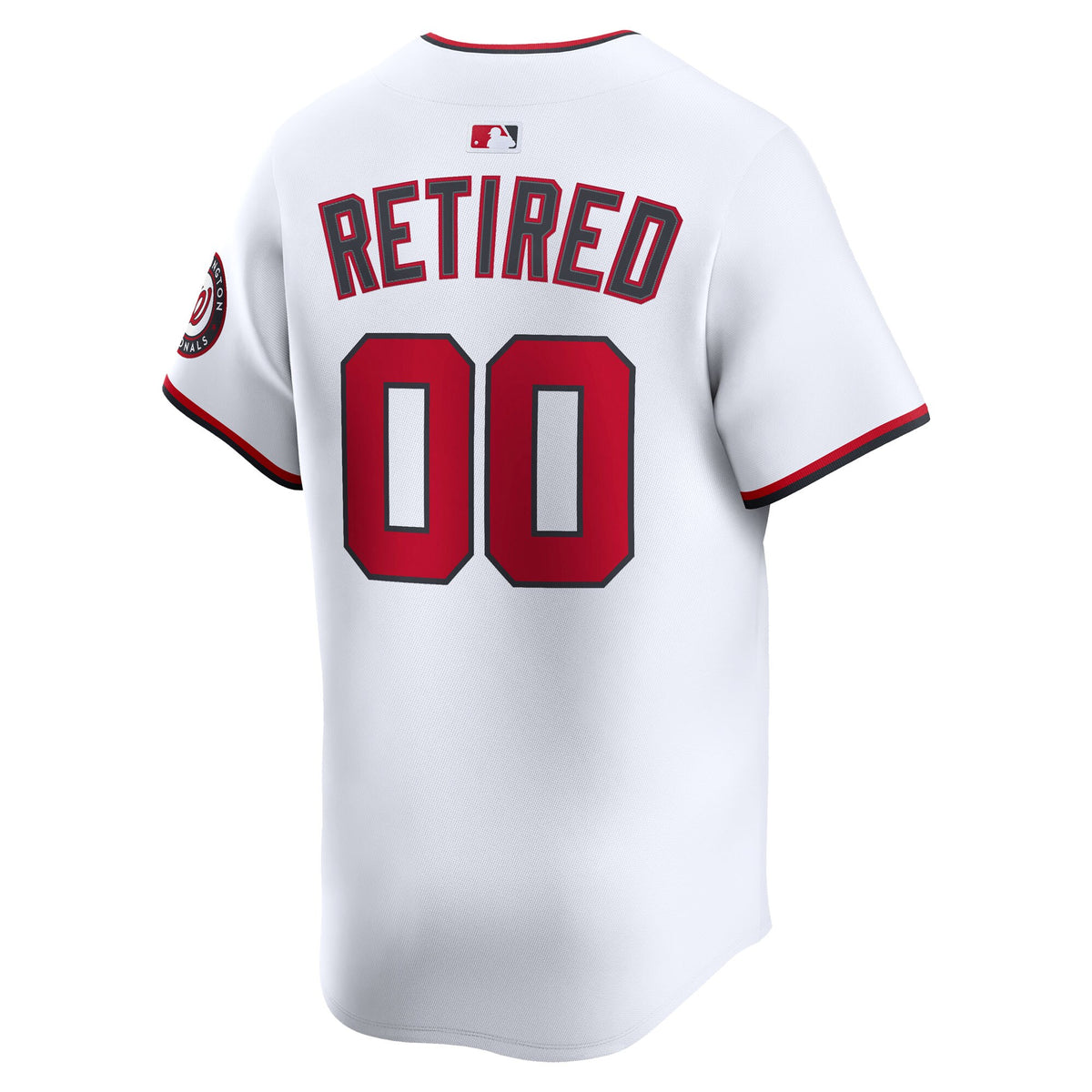 Washington Nationals White Home Limited Pick-A-Player Retired Roster Jersey