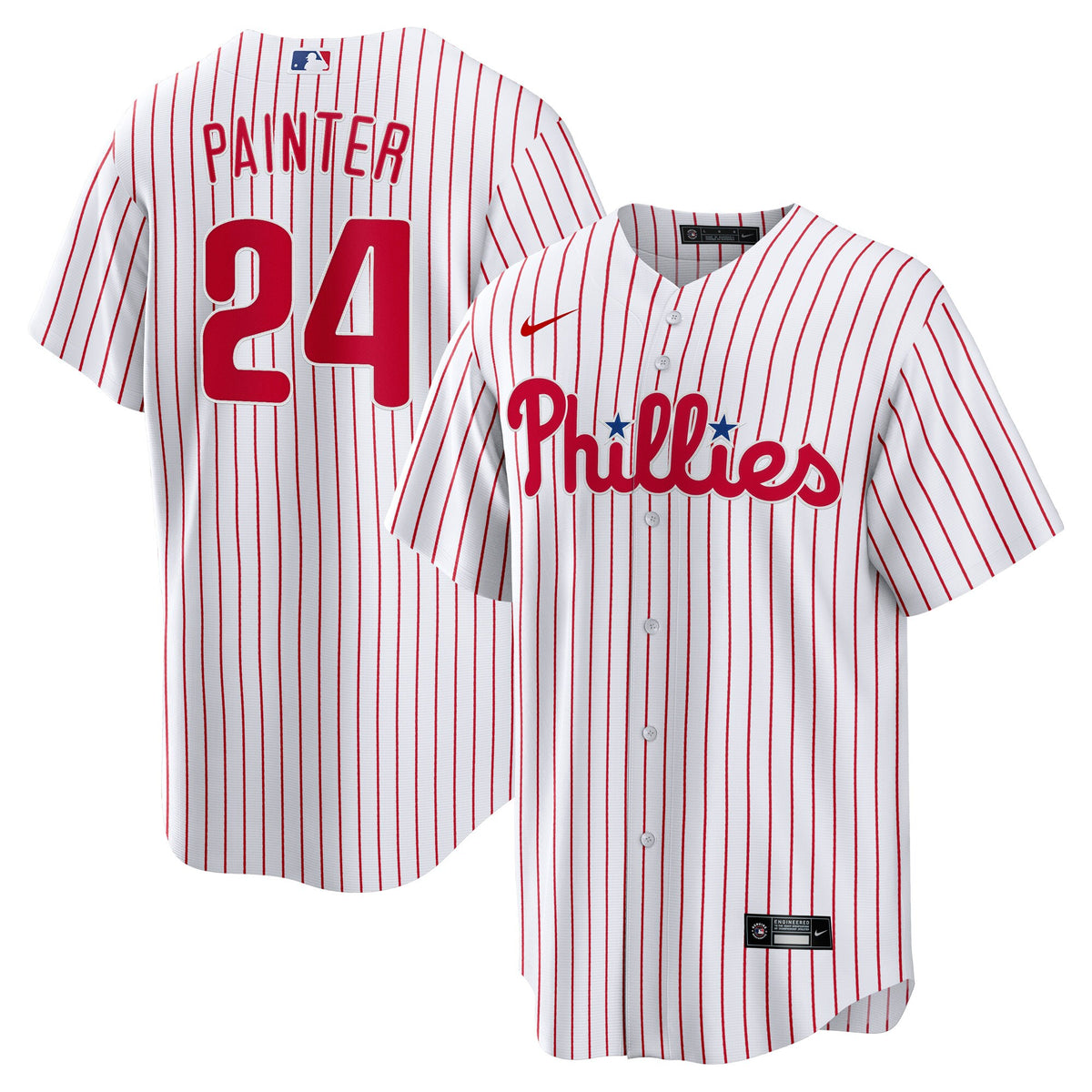 Philadelphia Phillies Andrew Painter White Home Replica Jersey
