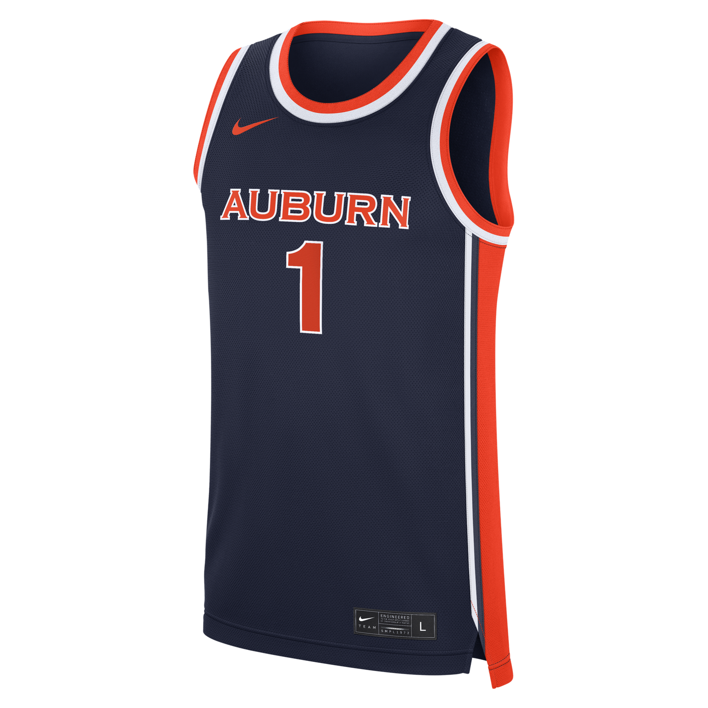 Nike Navy Auburn Tigers #1 Road War Eagle Replica Basketball Jersey