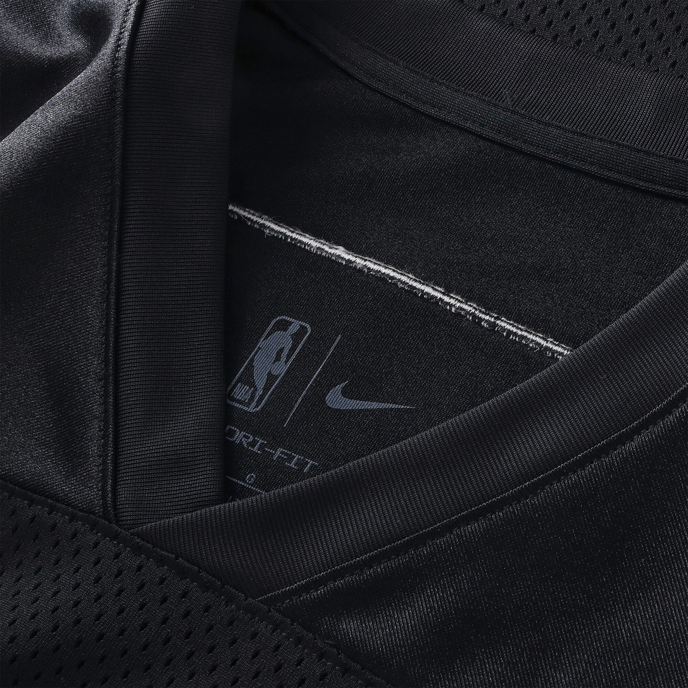 Boston Celtics Nike Courtside Football Jersey - Black -