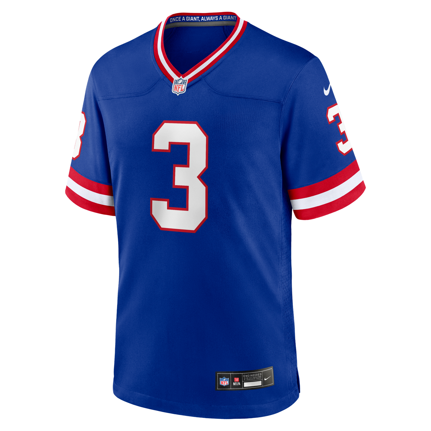New York Giants Abdul Carter Nike Royal Alternate 2 Game Jersey