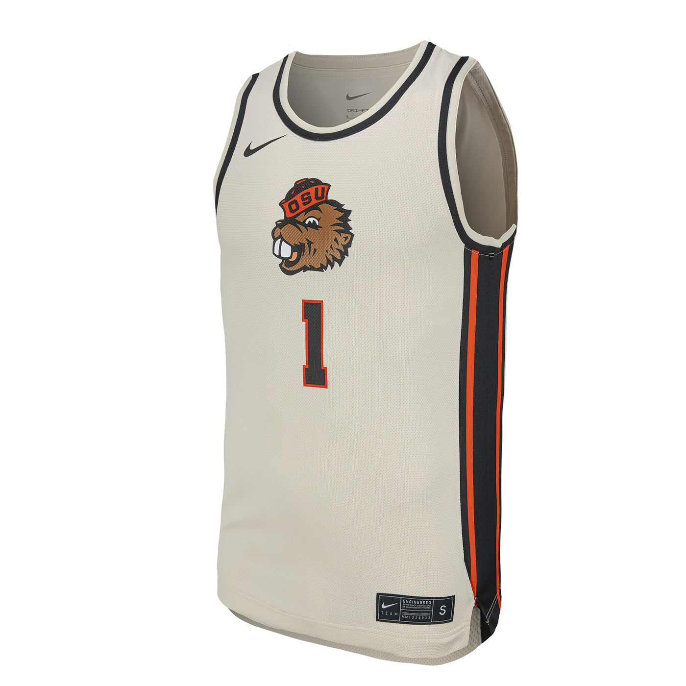 Nike Natural Oregon State Beavers Replica Basketball Jersey
