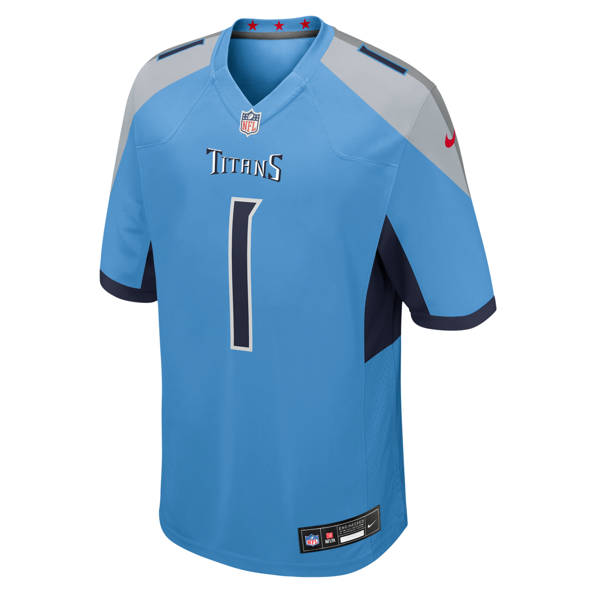 Tennessee Titans Cameron Ward Nike Light Blue Team Game Jersey