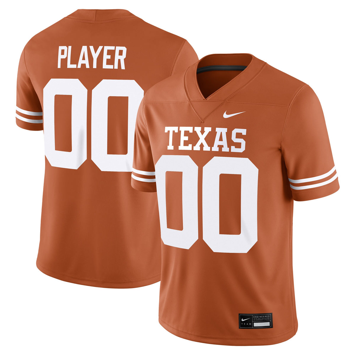 Texas Longhorns NIL Pick-A-Player Game Jersey - Texas Orange