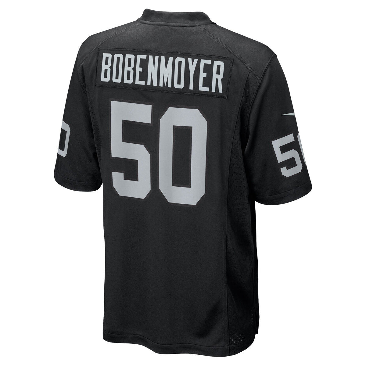 Las Vegas Raiders Jacob Bobenmoyer Black Game Player Jersey