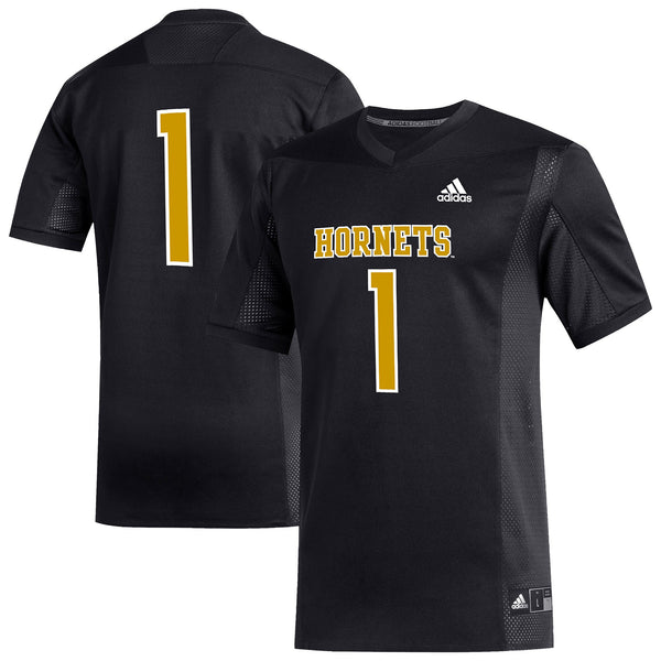 #1 Alabama State Hornets Replica Football Jersey - Black