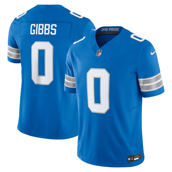 Detroit Lions Jahmyr Gibbs Nike Blue Vapor F.U.S.E. Limited Jersey