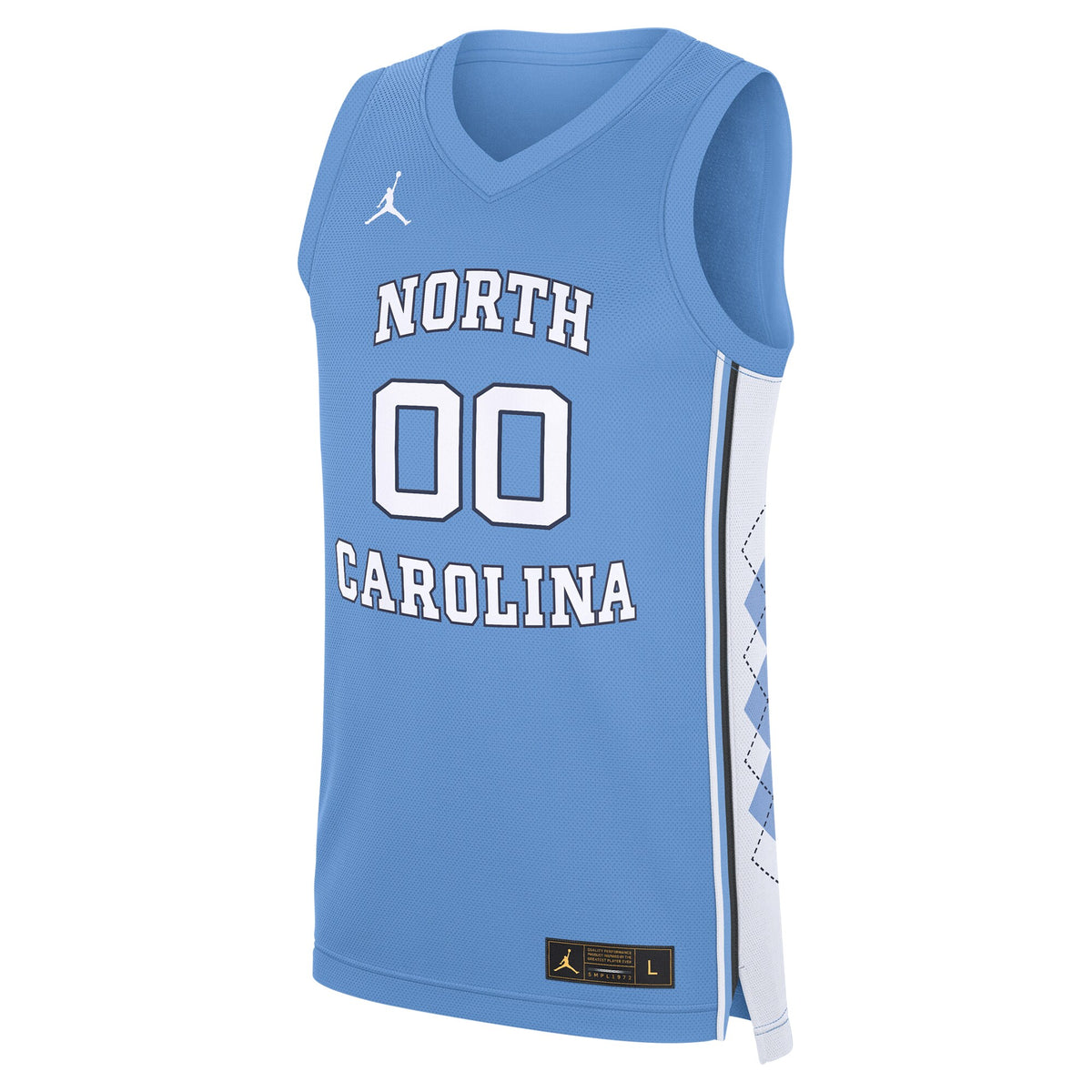 North Carolina Tar Heels Jordan Brand NIL Pick-A-Player Basketball Jersey - Carolina Blue