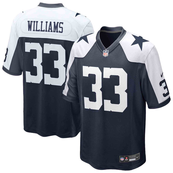 Dallas Cowboys Javonte Williams Nike Navy Alternate Game Jersey