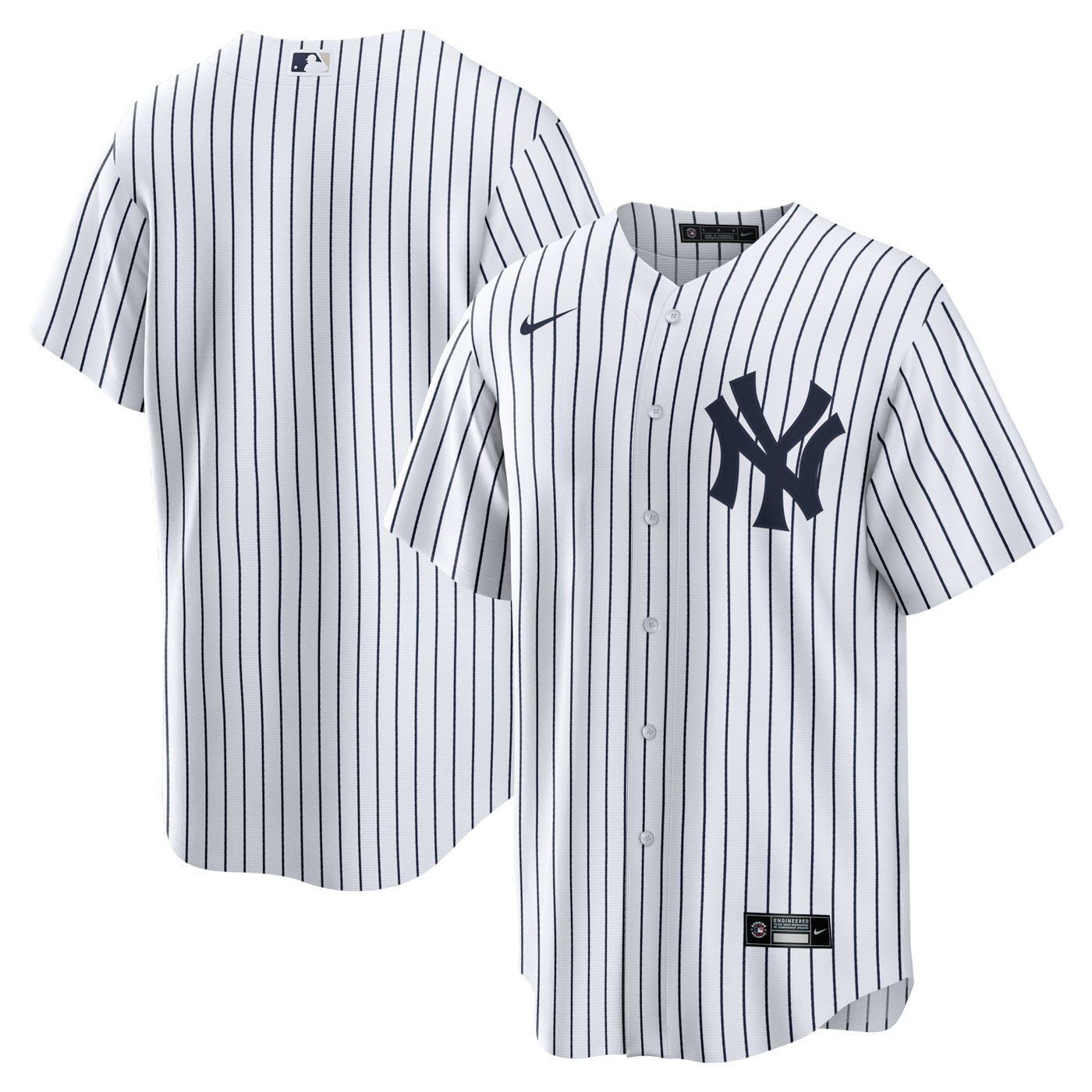 New York Yankees Nike White Home Big & Tall Replica Jersey