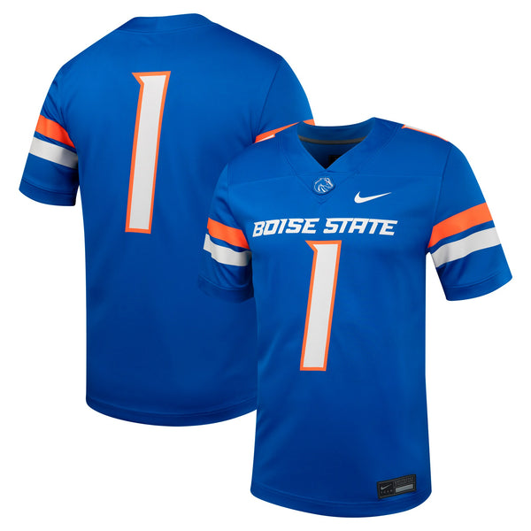 #1 Boise State Broncos Untouchable Football Jersey - Royal