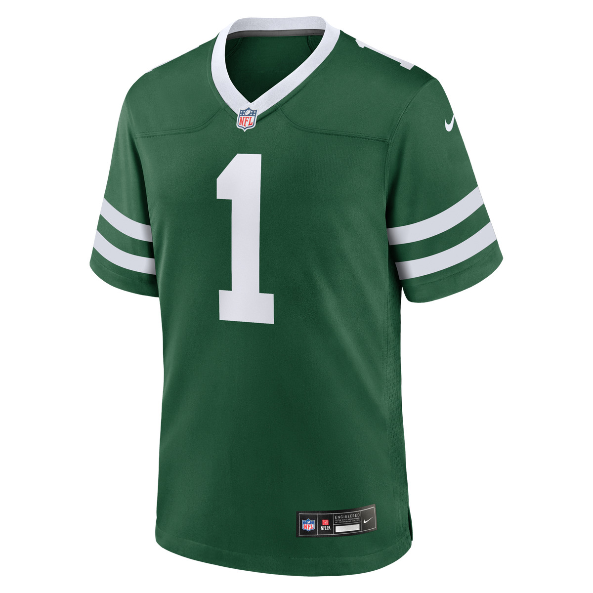 New York Jets Legacy Green #1 Dad Game Jersey